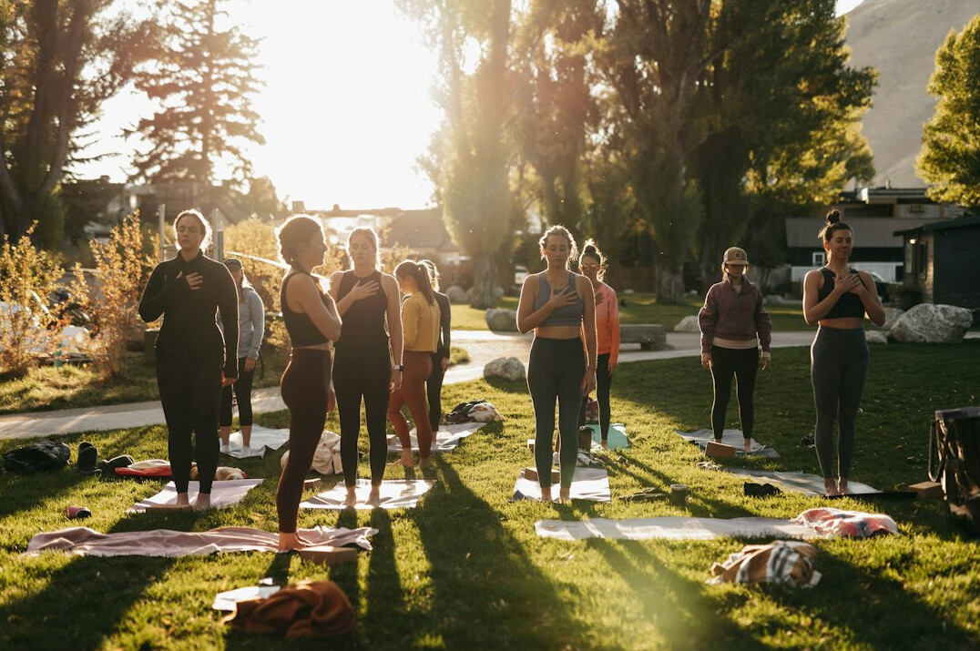 group meditation session