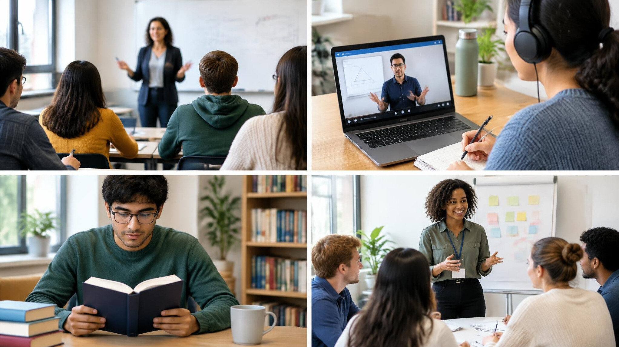 people in a classroom learning